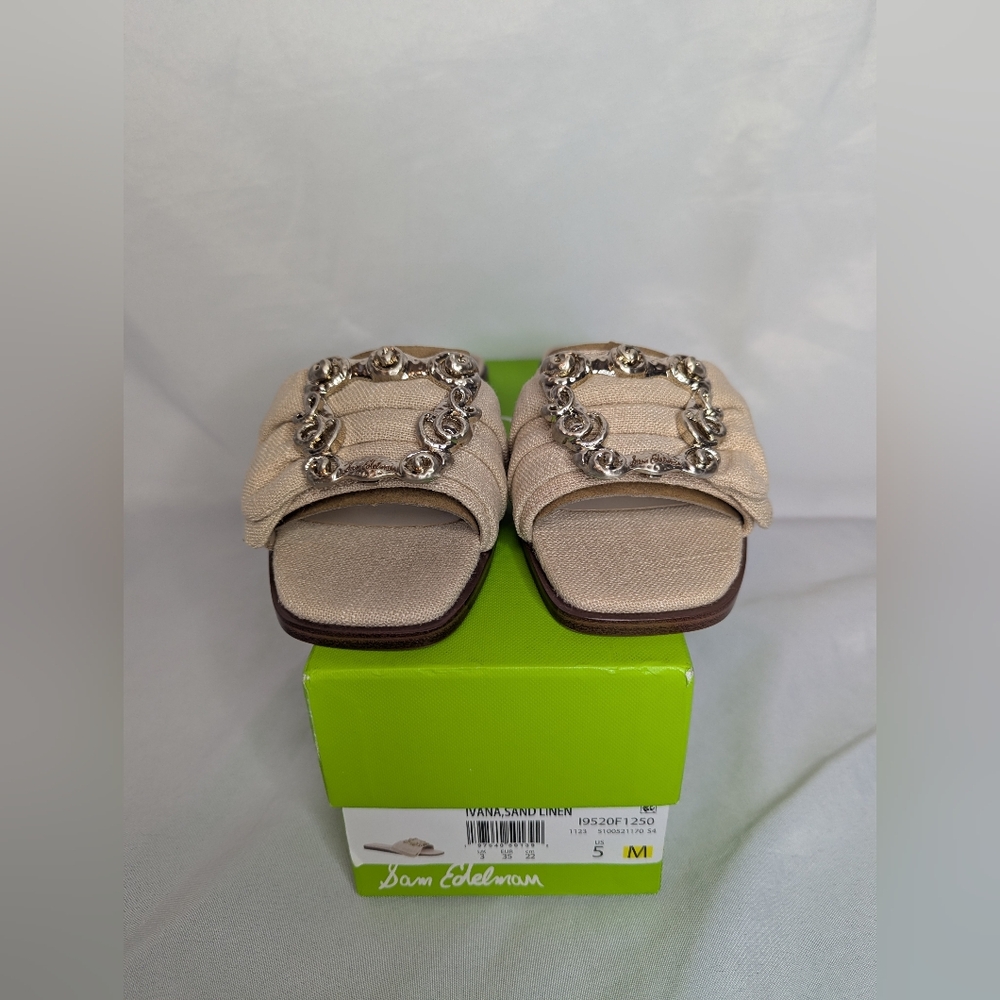 NIB Sam Edelman Ivana Flat Sandals Women's Size 5
